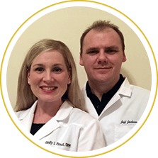 Dr. Emily Ernst and Dr. Jeffrey Jackson, podiatrists in Fleming Island, FL